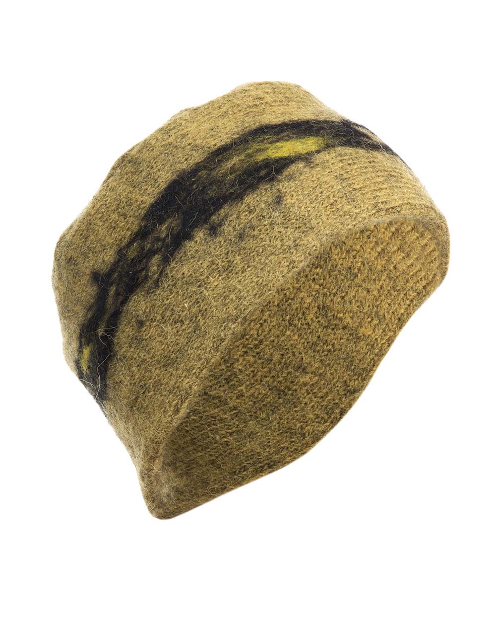 moss cap flat top hand decorated icelandic wool gjoska moss cap flat top hand decorated icelandic wool gjoska